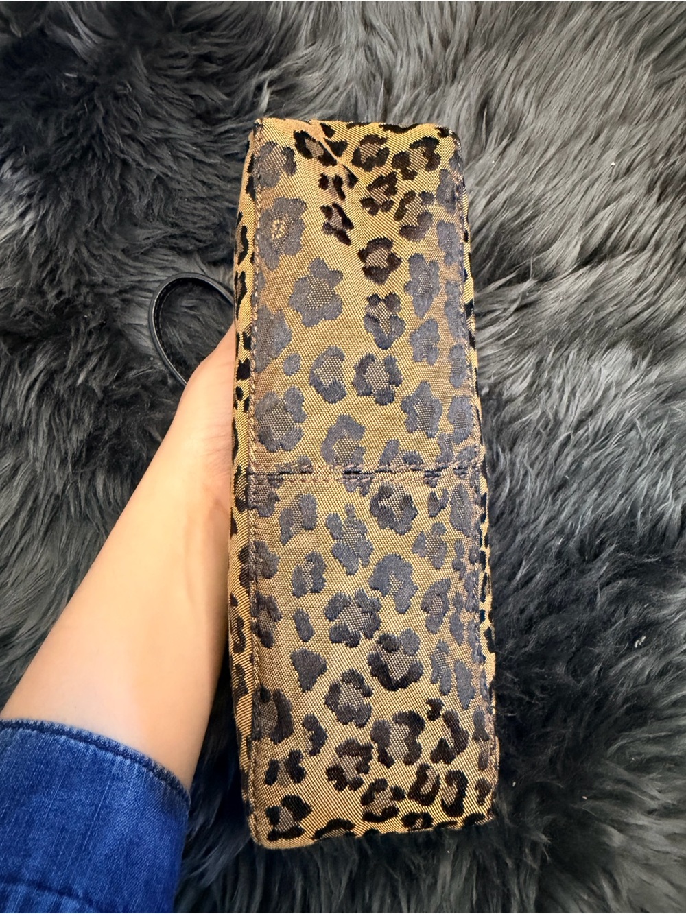 FENDI Leopard Print BAGUETTE Bag - Picture 8 of 10